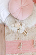 Valentina Pink Tassel Flatweave Cotton Rug