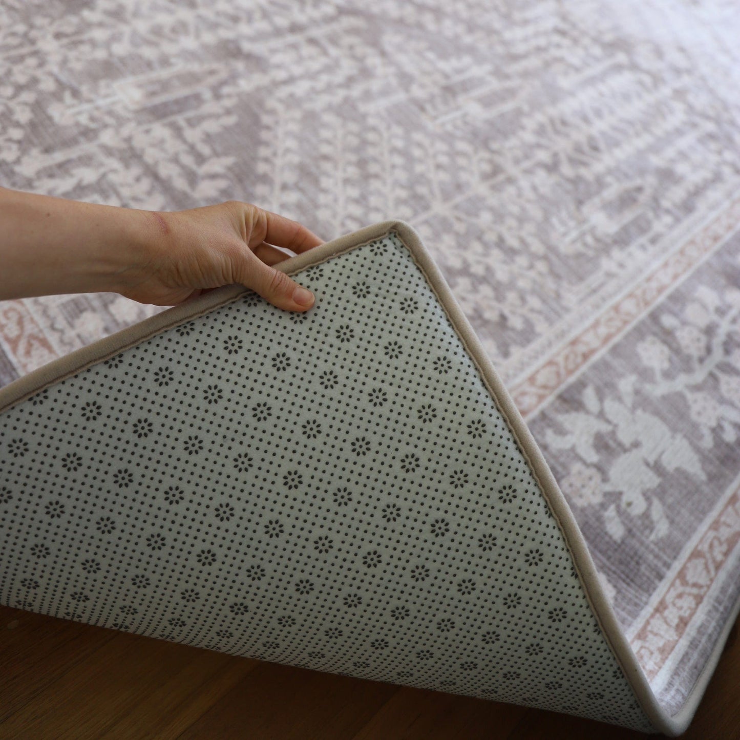 Vela Brown Grey Plush Rollie Pollie Playmat