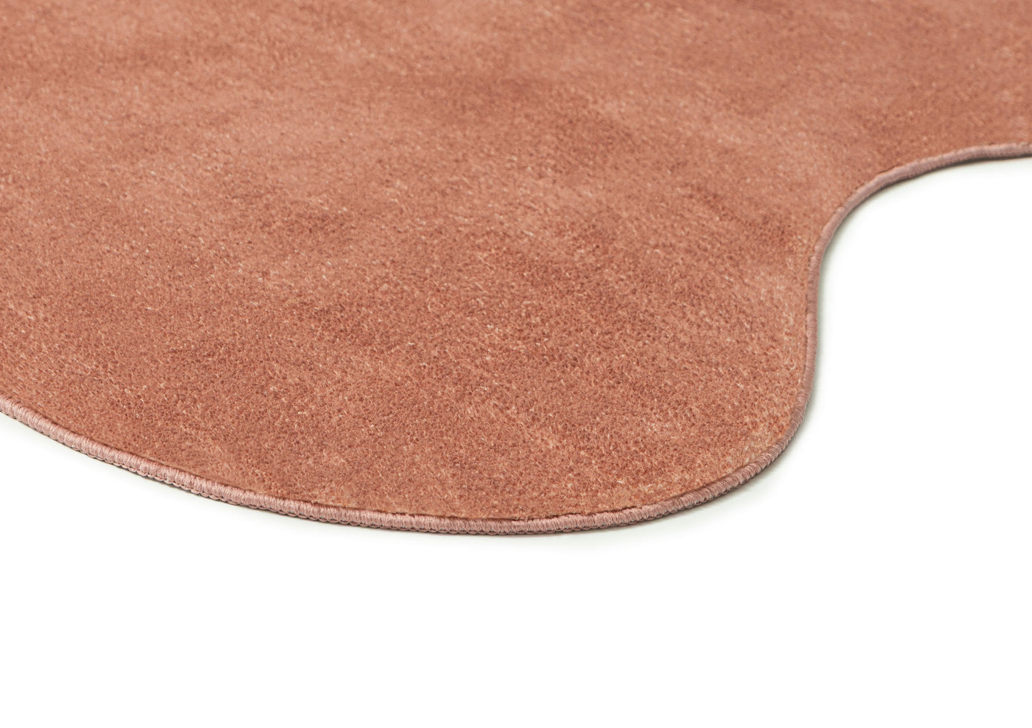 Vesta Red Scallop Washable Rug