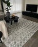 Vida Dark Grey and Ivory Tribal Diamond Rug *NO RETURNS UNLESS FAULTY