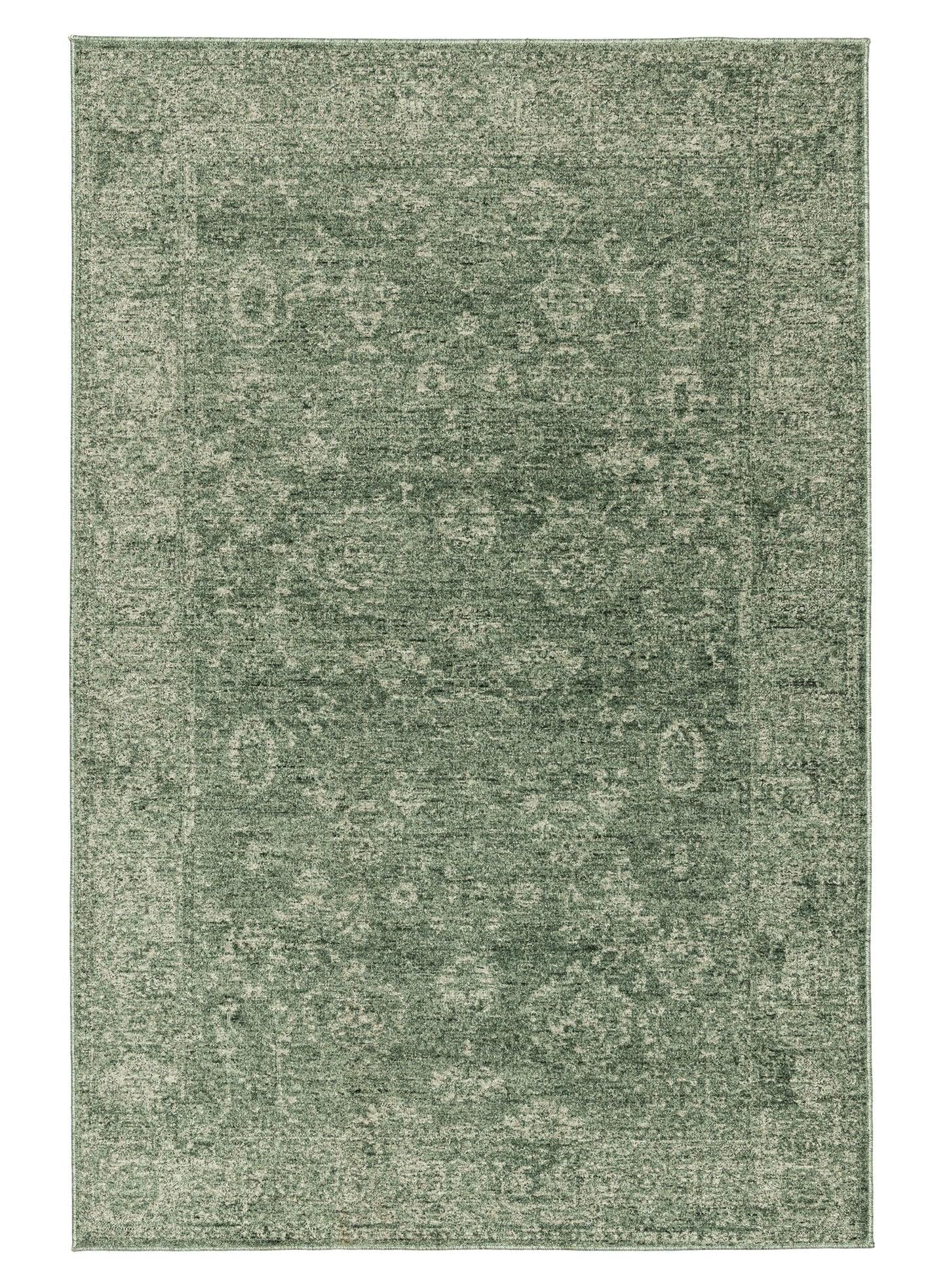 Vinchi Tonal Distressed Green Rug