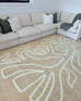 Virra Beige Hand Drawn Washable Rug