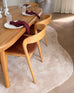 Viveca Beige Irregular Shape Washable Rug