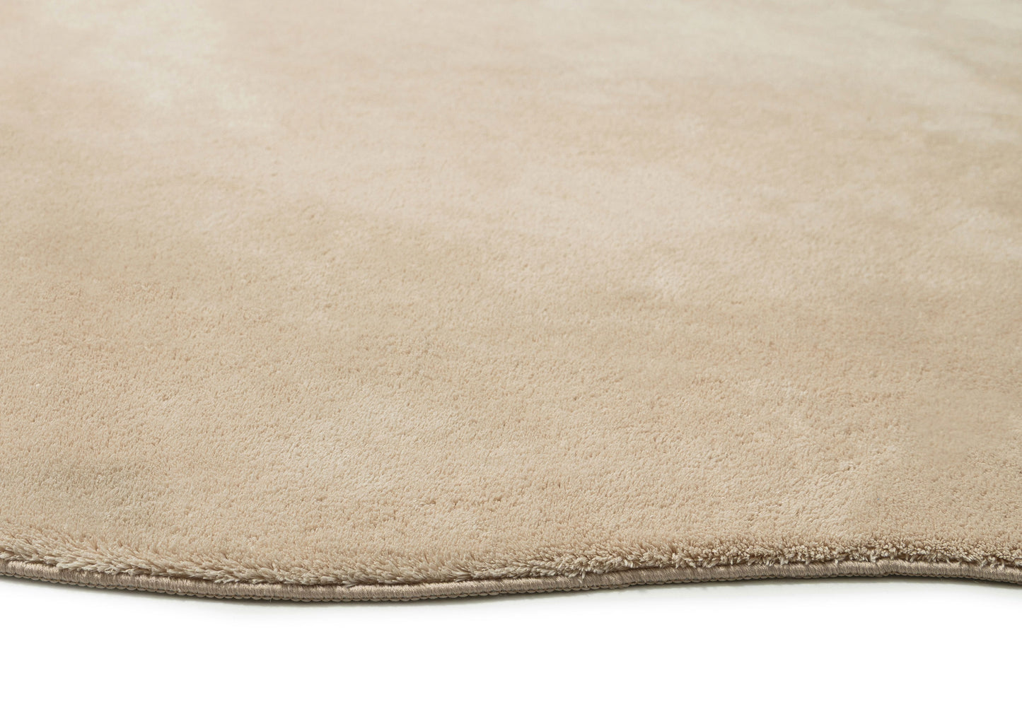 Viveca Beige Irregular Shape Washable Rug