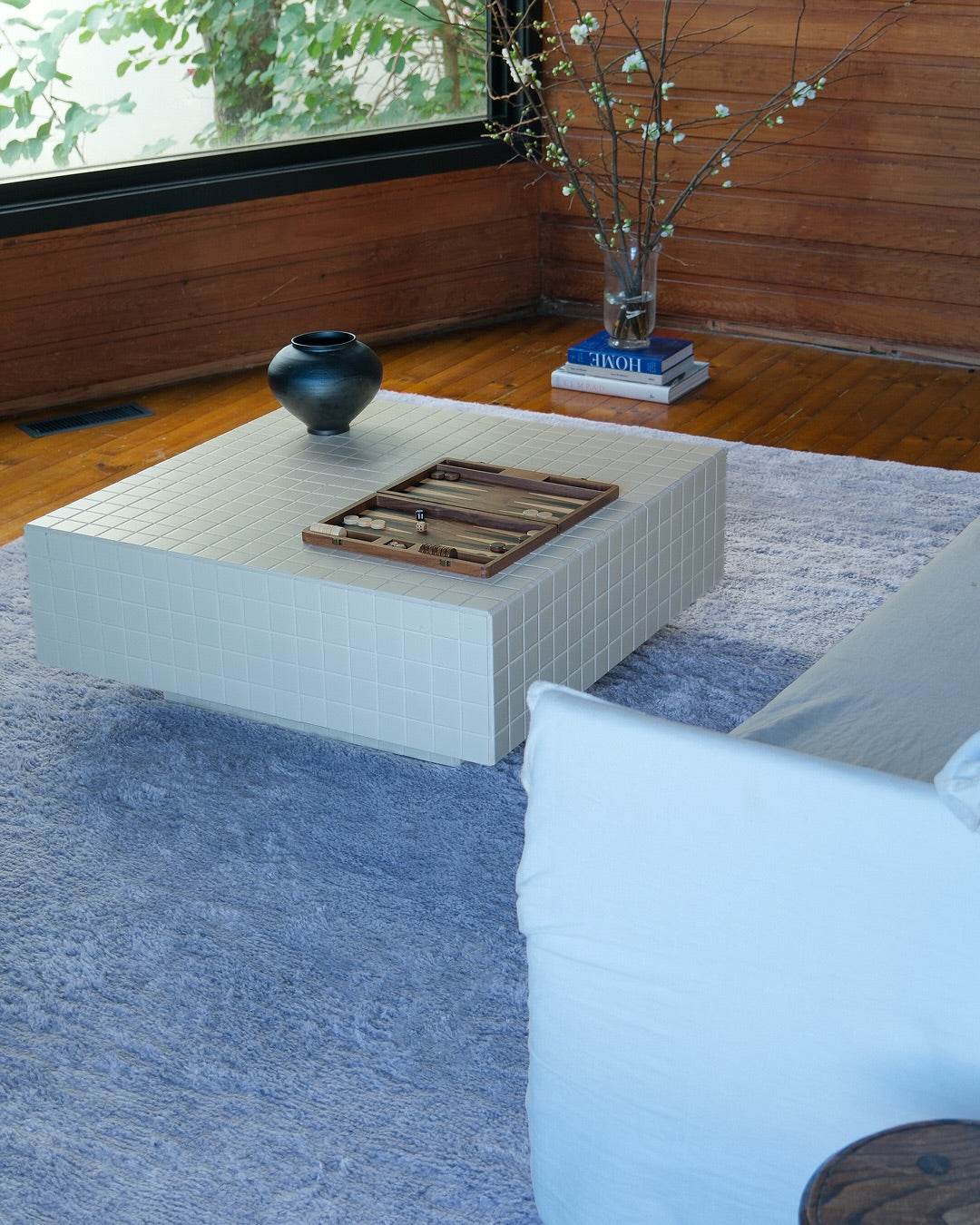 Volodina Slate Wool Shag Rug