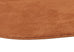 Yasha Terracotta Brown Irregular Round Washable Rug