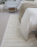 Yoanna Ivory Abstract Striped Rug