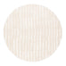 Yoanna Ivory Abstract Striped Round Rug