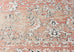Yolanda Peach Terracotta Transitional Floral Motif Rug