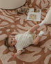 Yuri Brown Leaves Rollie Pollie Round Playmat