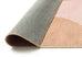 Zamora Beige and Pink Wave Washable Rug