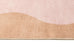 Zamora Beige and Pink Wave Washable Rug