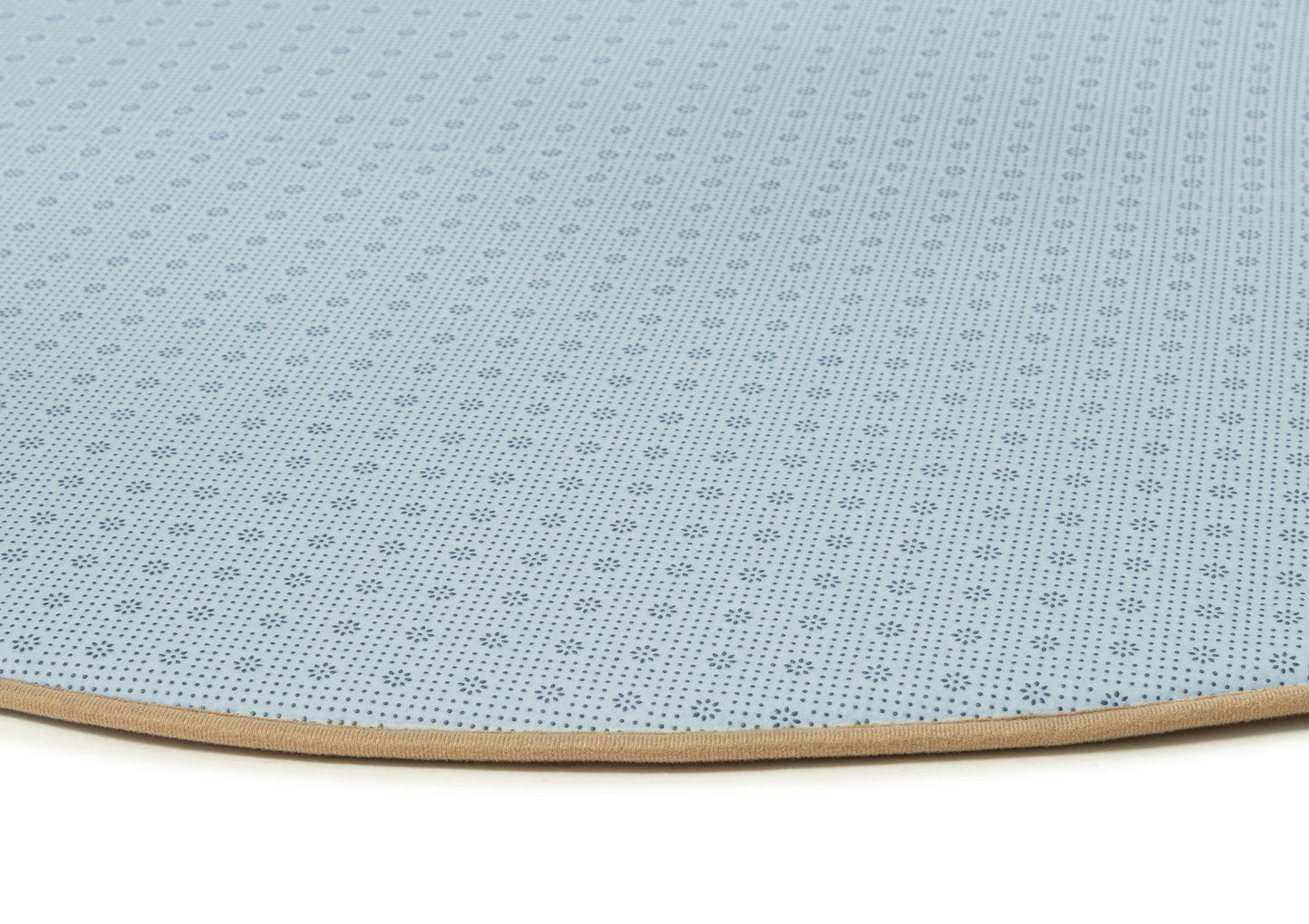 Zell Teracotta Brown Plush Rollie Pollie Round Playmat