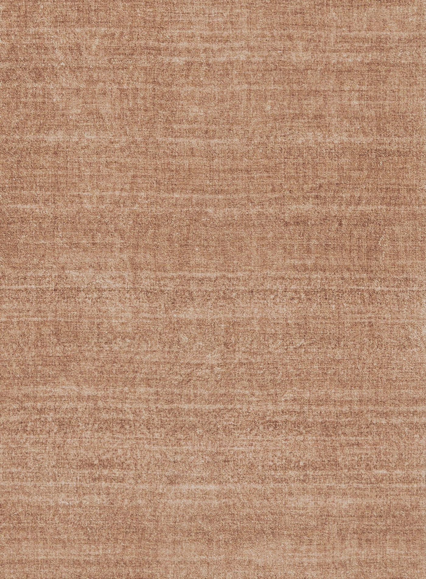 Zoey Brown Minimal Washable Round Rug