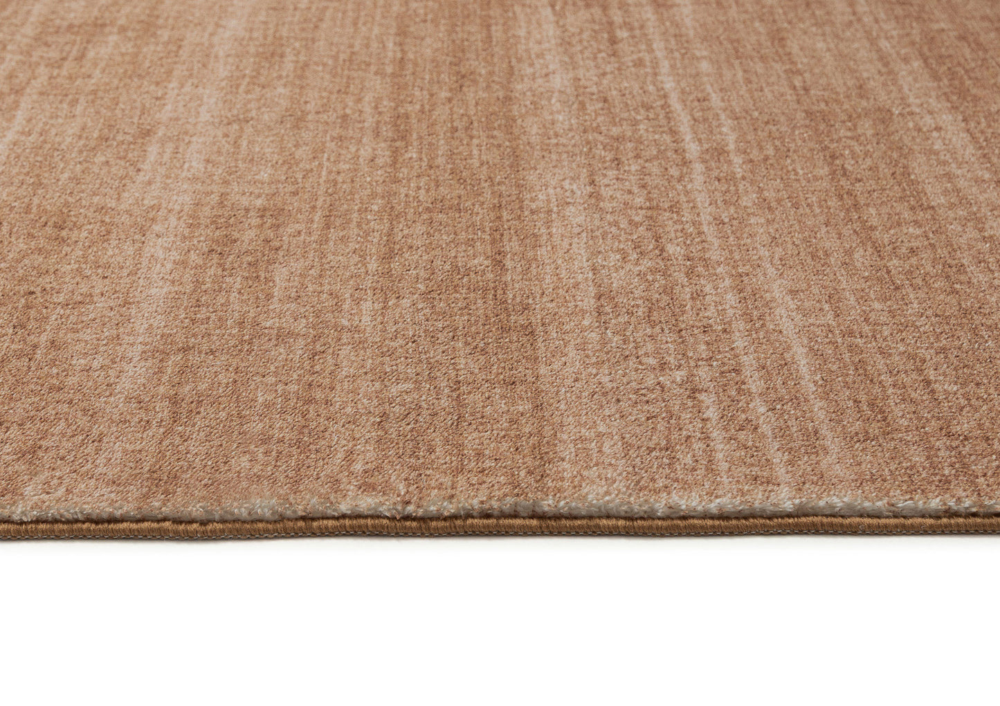 Zoey Brown Minimal Washable Runner Rug